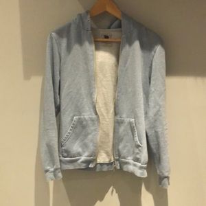 Talula light blue zip up